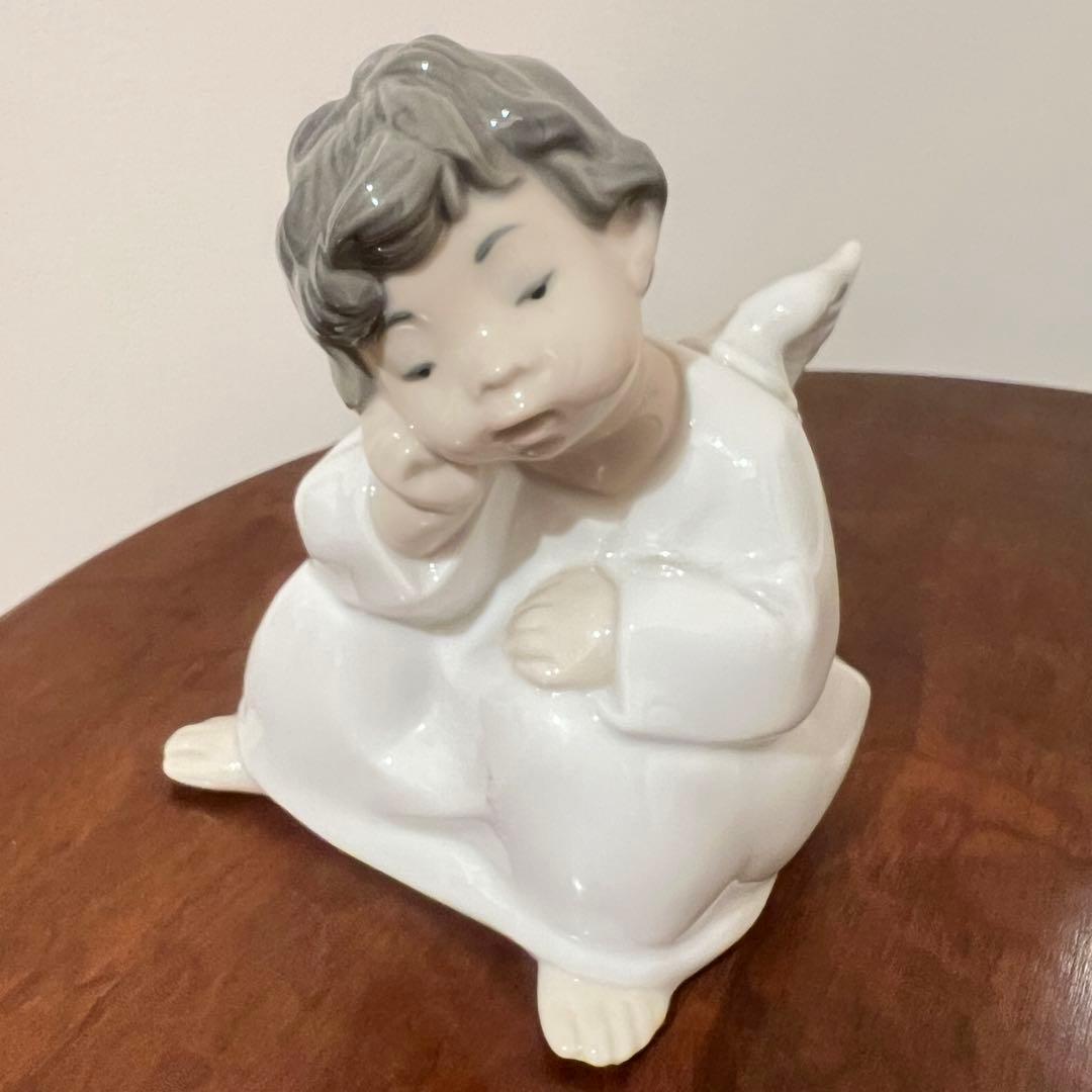 美品！！メルカリ最安値！リヤドロの磁器人形「可愛いお祈り」と「夢見る天使」