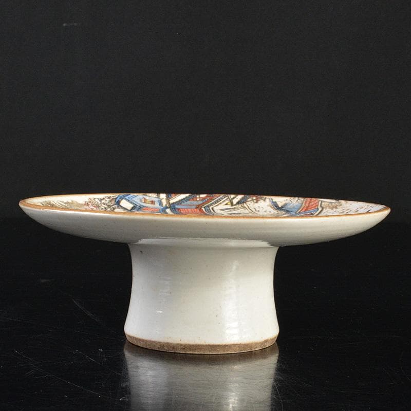 中国 大清光緒年製 粉彩山水文 高足盤 N R6782E - メルカリ