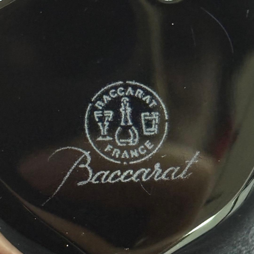 H19KZ13b 美品 Baccarat バカラ 黒猫