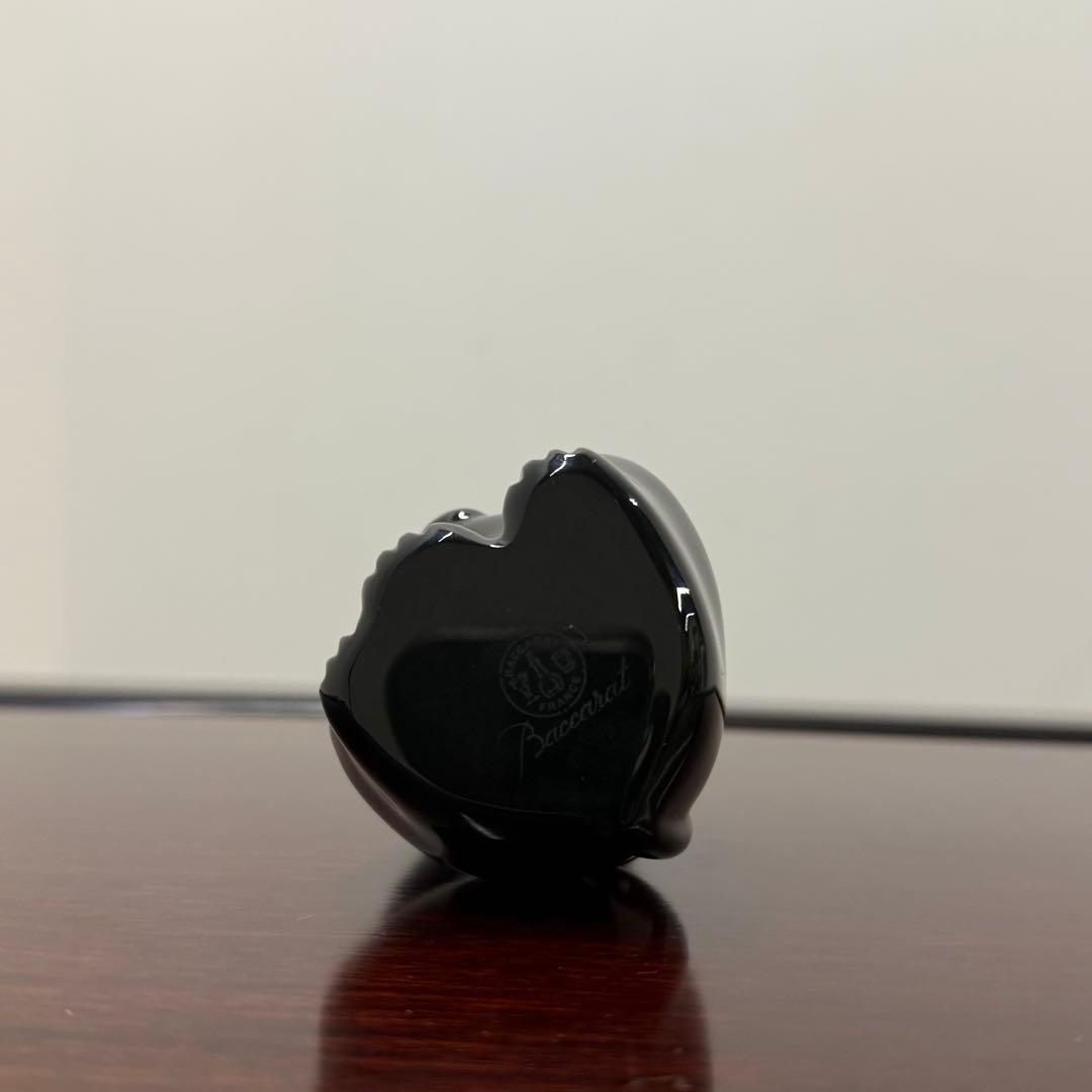 H19KZ13b 美品 Baccarat バカラ 黒猫