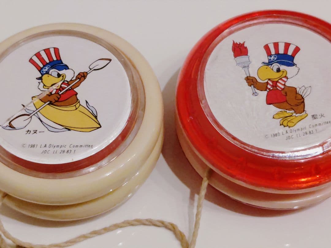 当時物 ラッセルヨーヨー 2点 コカコーラ ロサンゼルスオリンピック