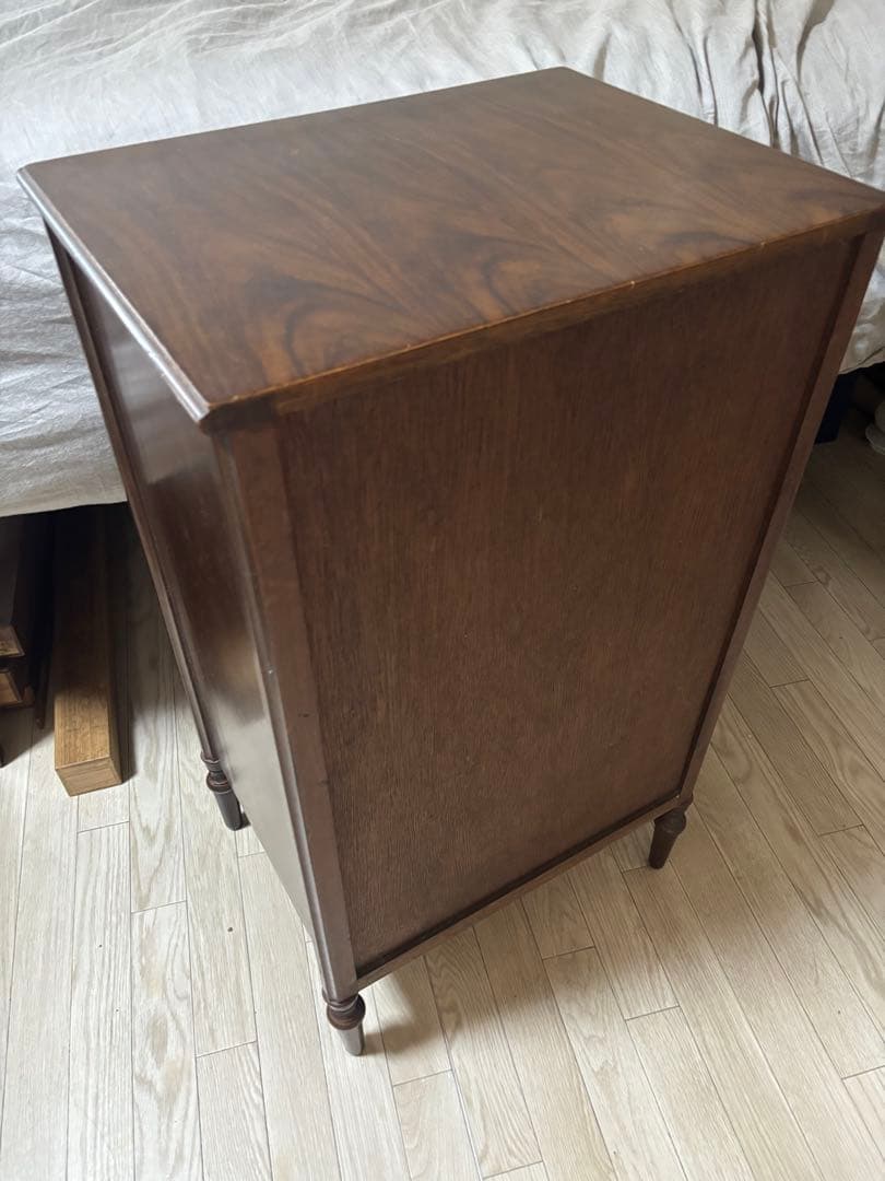 レコード キャビネット 木目 蓄音機 棚 SP 和家具 四つ脚 50's - メルカリ