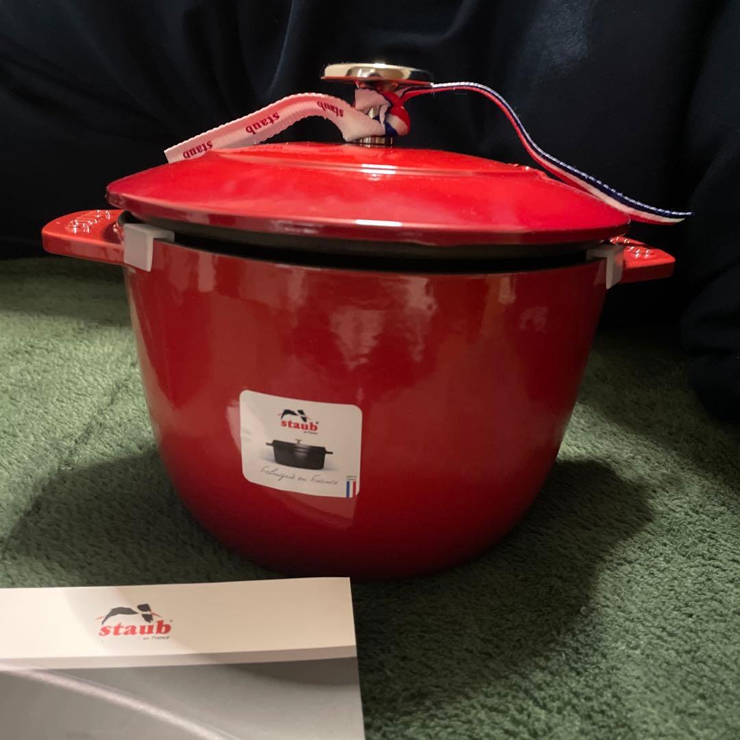 staub ココット de GOHAN M チェリー 1.74L