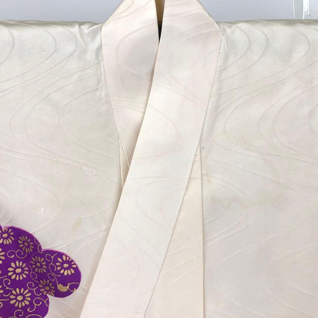 子供着物 七五三 3歳 刺繍 鳳凰 乳白色 CK-7374