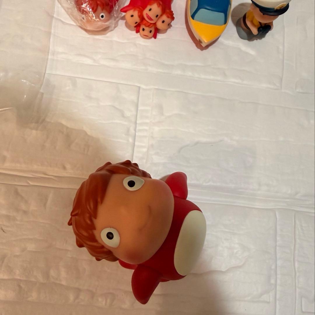 崖の上のポニョ 手のりソフビにんぎょう アクアクリップ キーホルダー