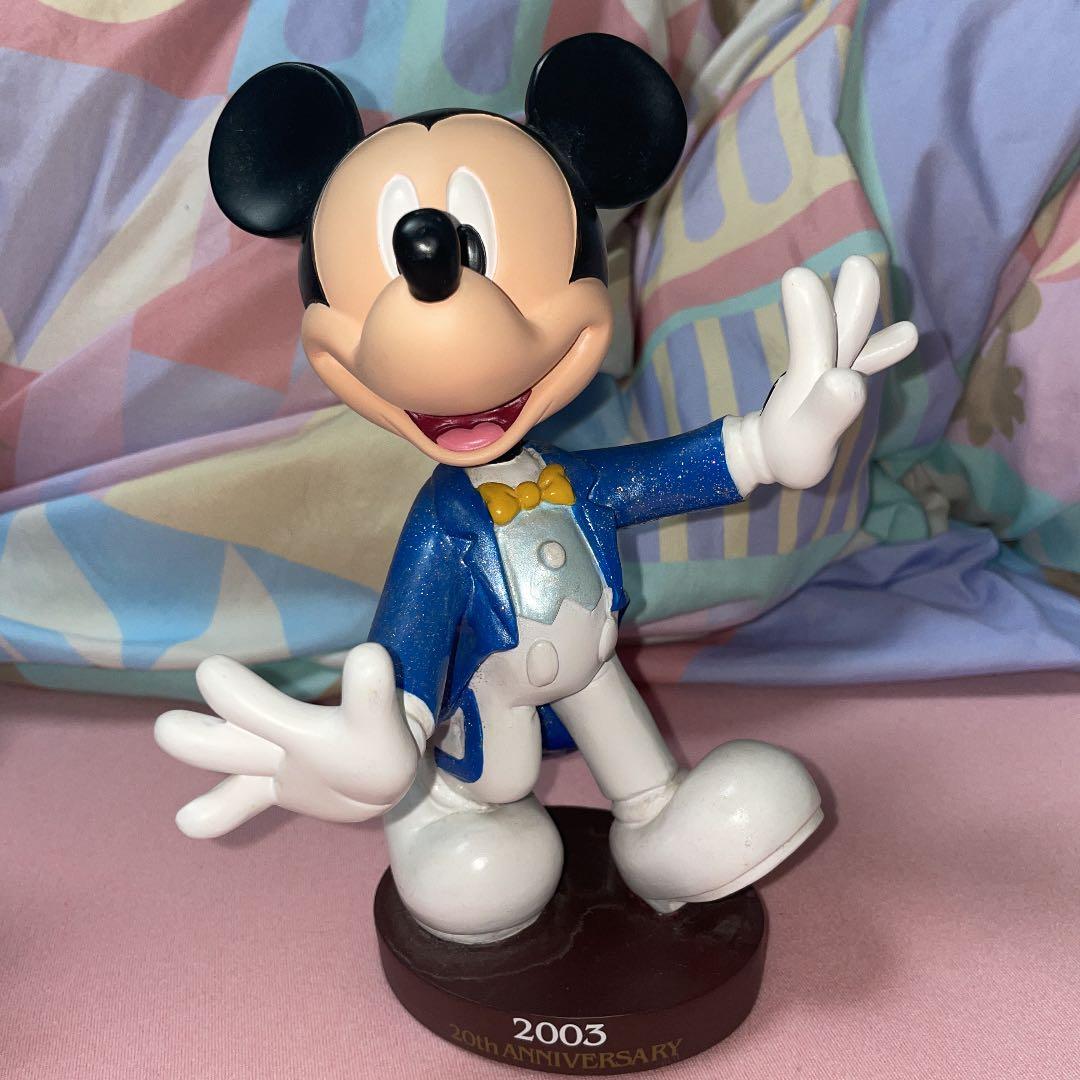 東京ディズニーランド 20周年記念 ミッキー首振りフィギュア5体セット