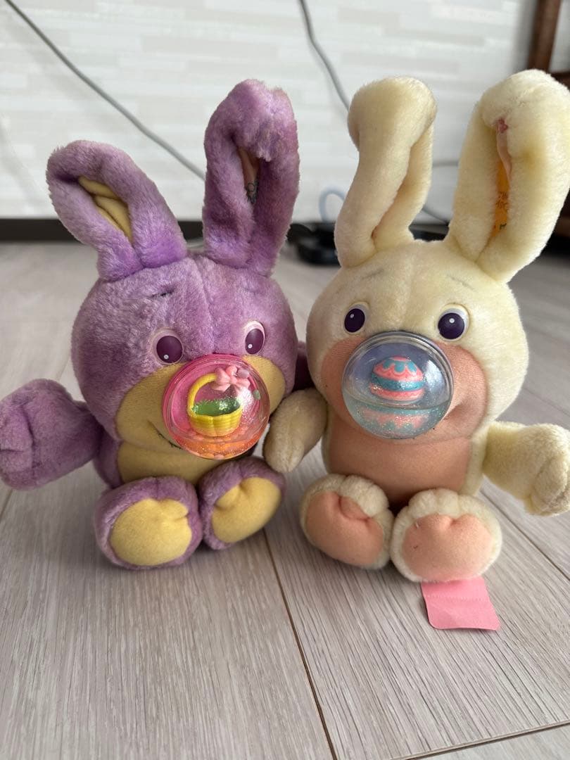 アメリカ購入1989年ノージーベアうさぎヴィンテージ　ナイルパーチ　ムチャチャ