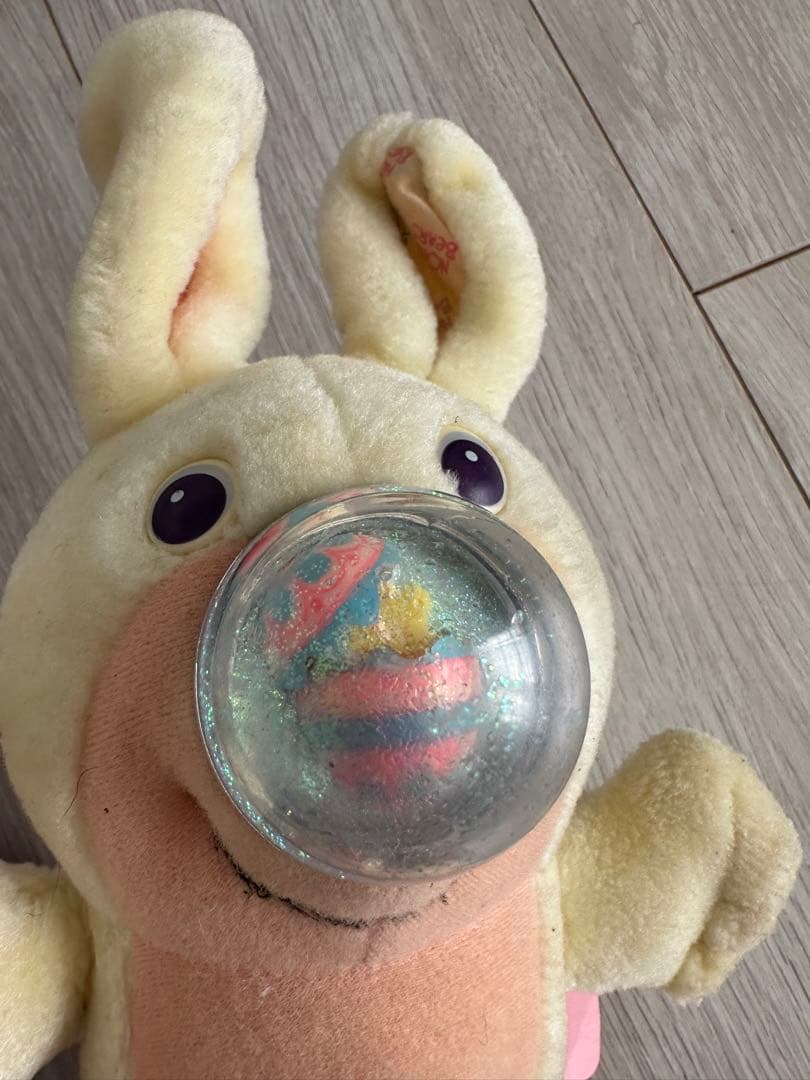 アメリカ購入1989年ノージーベアうさぎヴィンテージ　ナイルパーチ　ムチャチャ