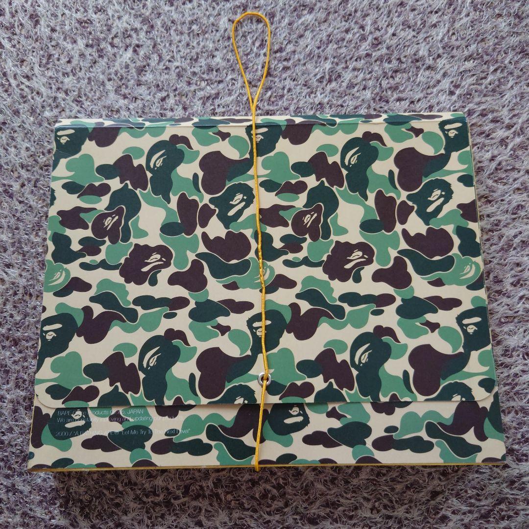 ☆APE エイプ 初期 2000年 猿迷彩ドキュメントファイル入りカレンダー