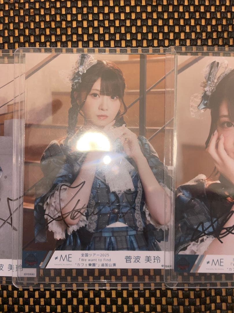 菅波美玲　神様の言うとーり！MV衣装　直筆コメありコンプ