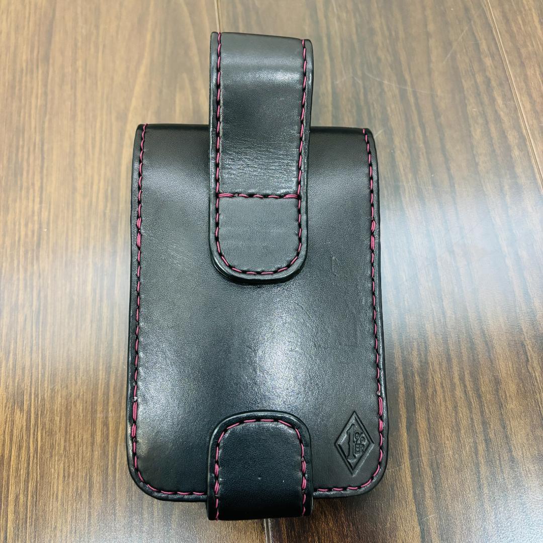 SKULL FLIGHT スカルフライト シガーケース レザー ブラック×レッド