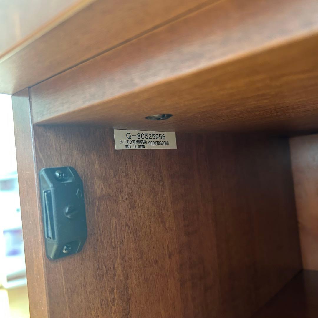 極希少カリモク　アラード　突板　ダイヤモンド貼り　サイドボード　キャビネット③