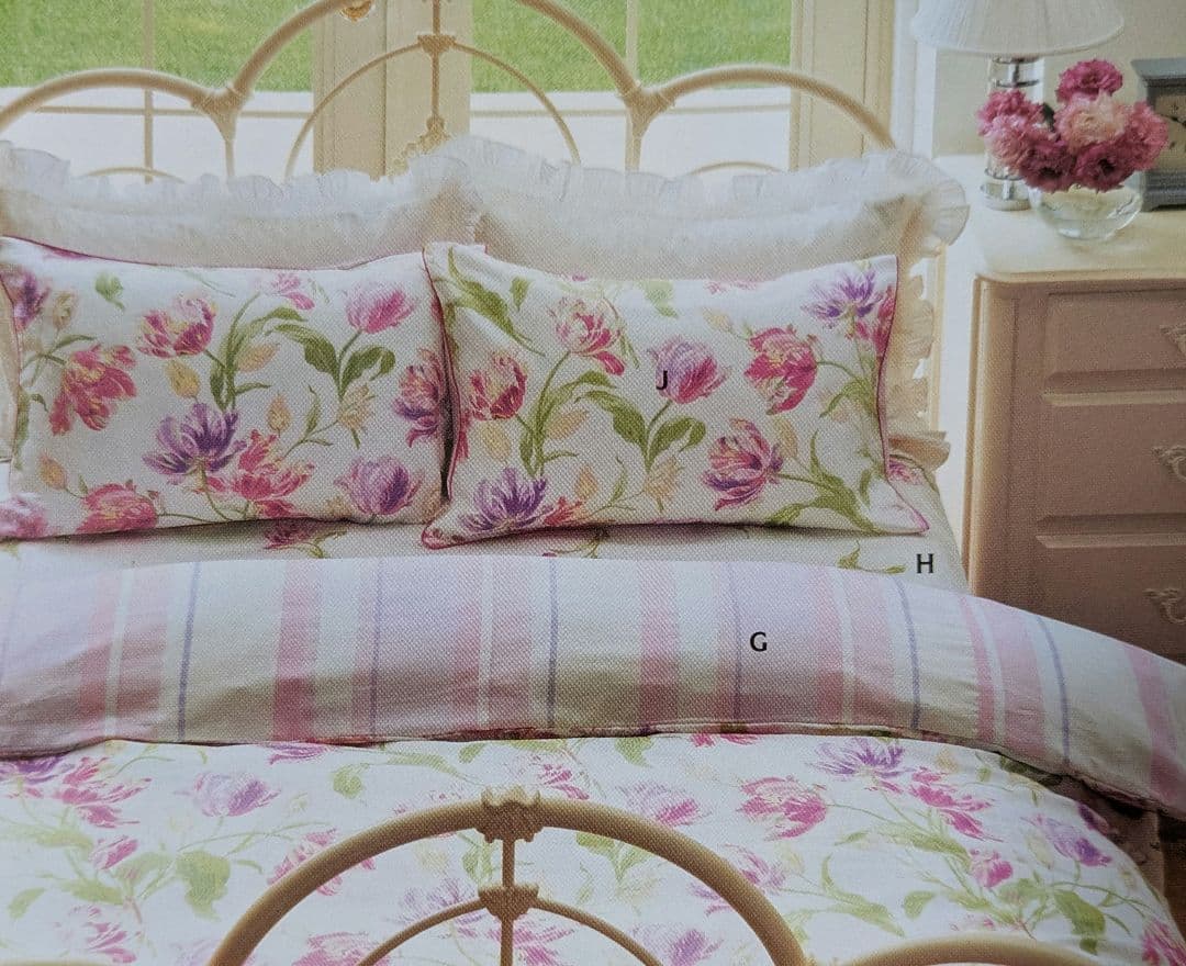 ローラアシュレイ　シングルサイズ 　掛け布団カバー　ピロケース　ボックスシーツ