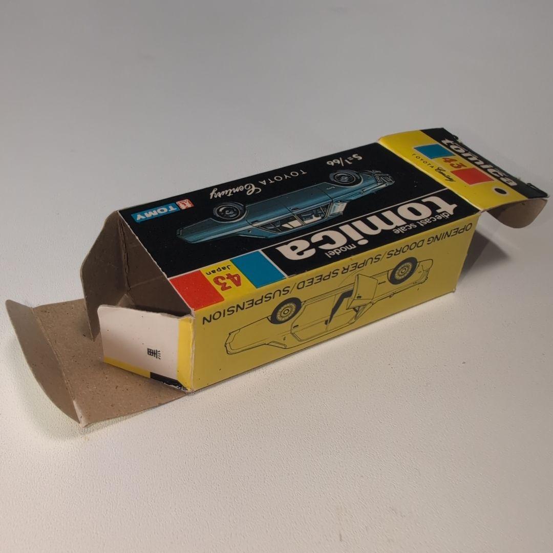 トミカ黒箱No.43 日本製トヨタ センチュリー/黒 アイボリー内装 当時物