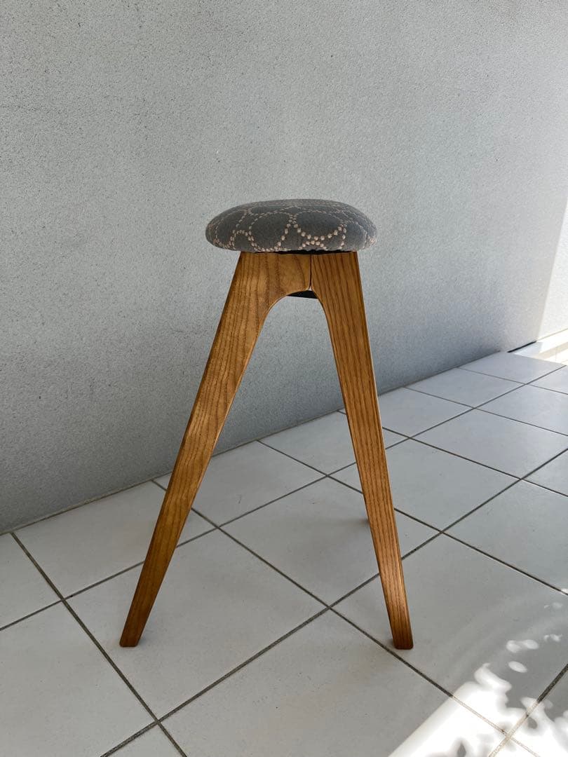 ミナペルホネン タンバリン dop イエロー 折りたたみ式 ハイスツール