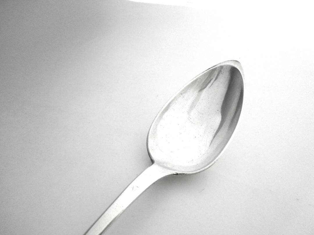 フランス　シルバースプーン　大型　純銀