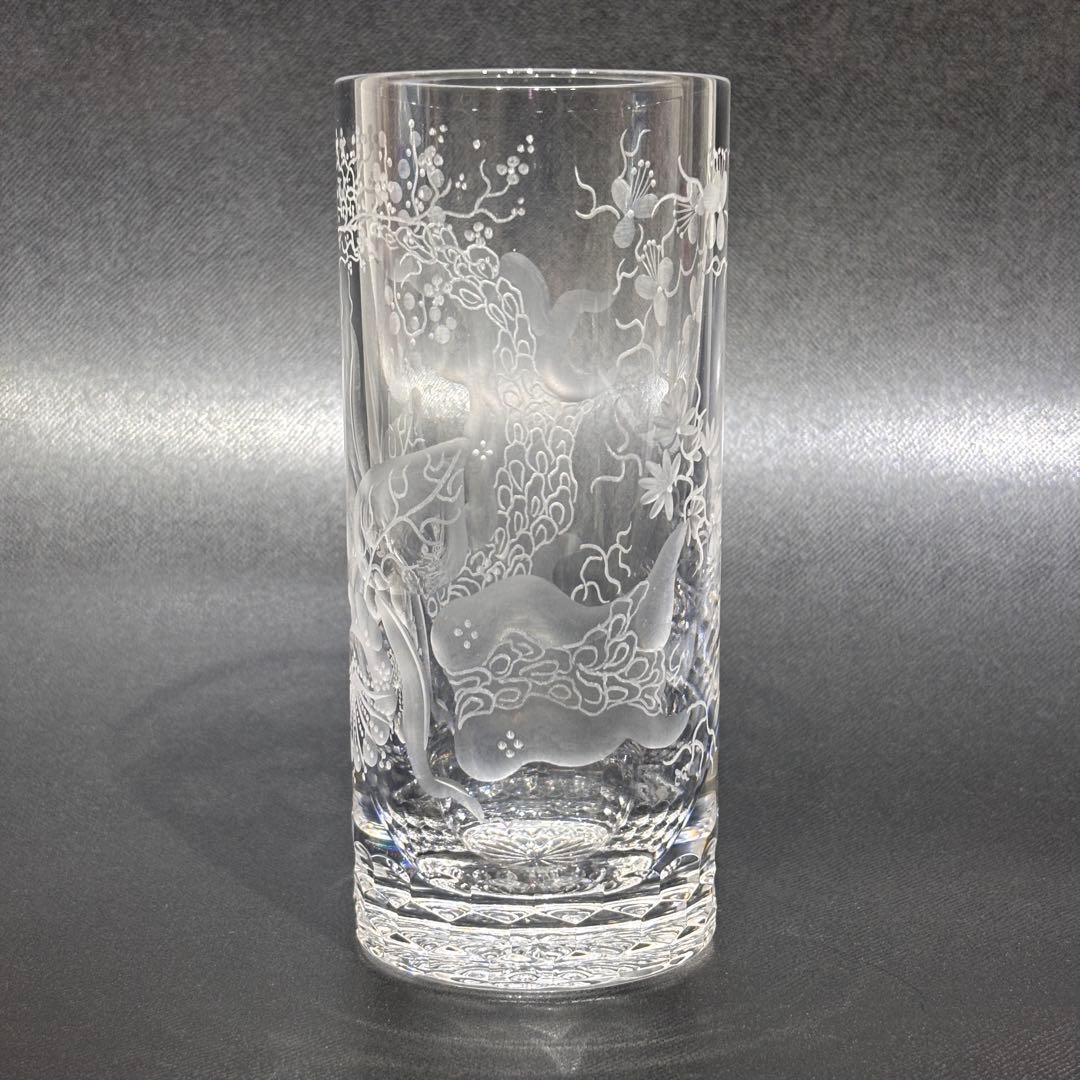 あひる★希少！新品・未使用品！マイセン クリスタル花瓶 クリスタルグラス