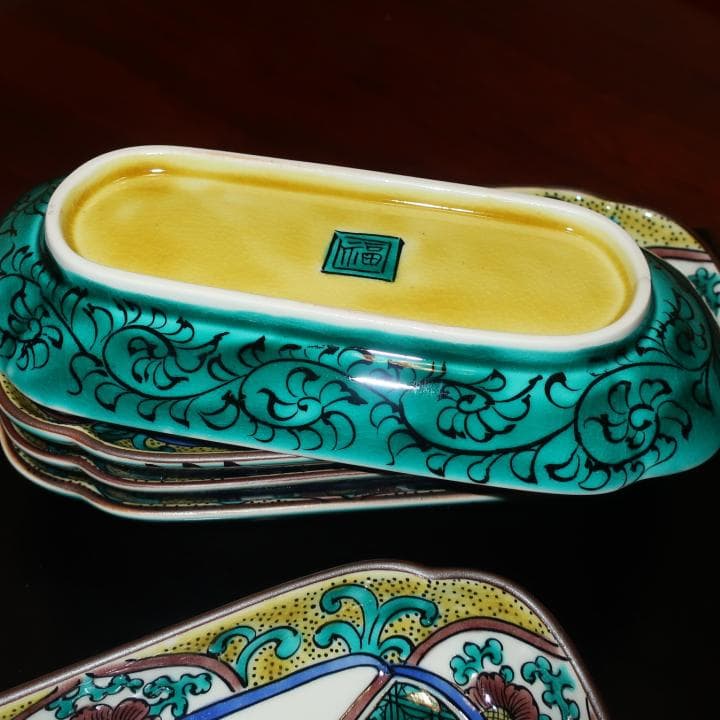 ☆彡高級割烹和皿 突き出し皿 取皿 九谷焼 吉田屋花鳥 (限定販売）