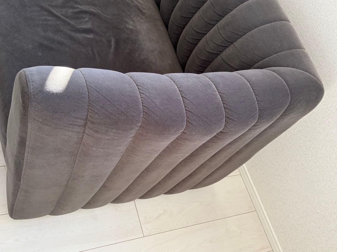 Francfranc ソファ　ダークグレー 2-3人用ソファ