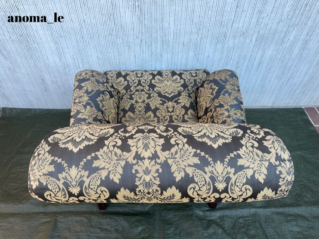 3006【アームチェア】シングルソファ　クラシック　ヴィンテージ　インテリア◎