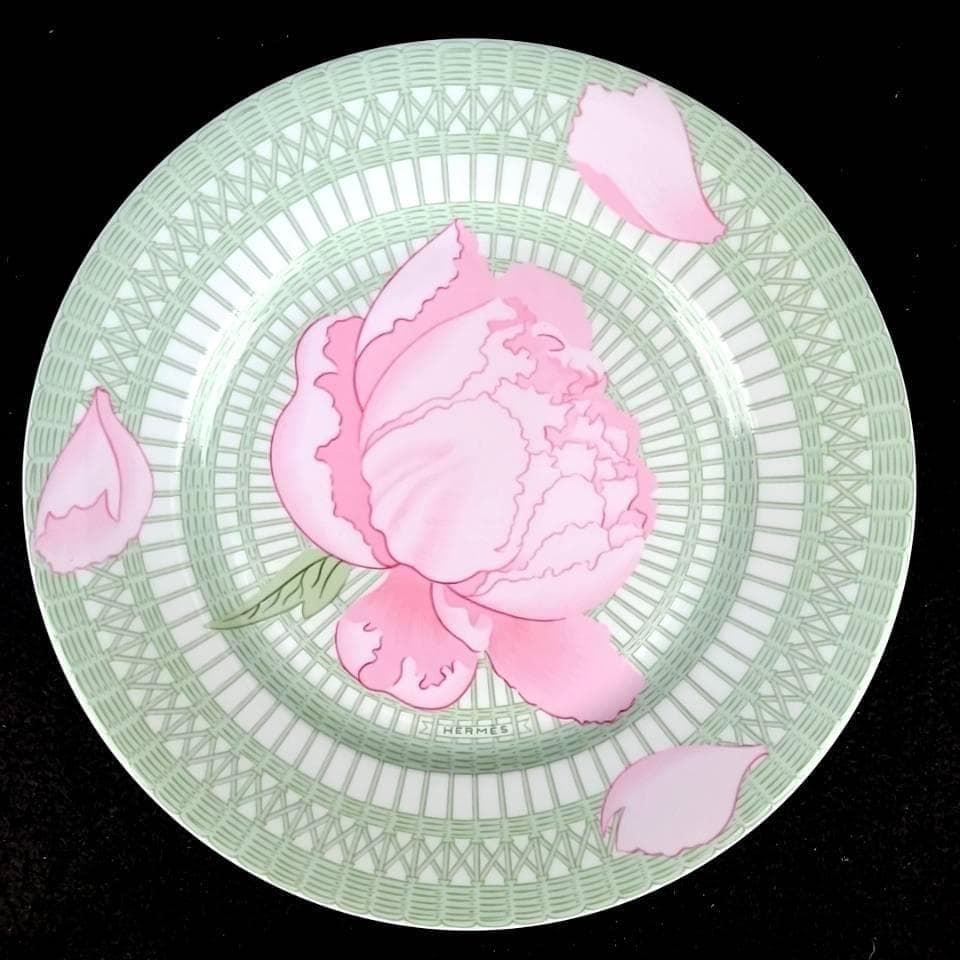 未使用級＊エルメス ピヴォワンヌ プレート 2枚 ペア 箱つき 22cm ②4