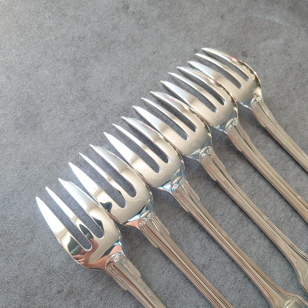 希少 極美品 クリストフル ポートロイヤル ケーキフォーク 6点