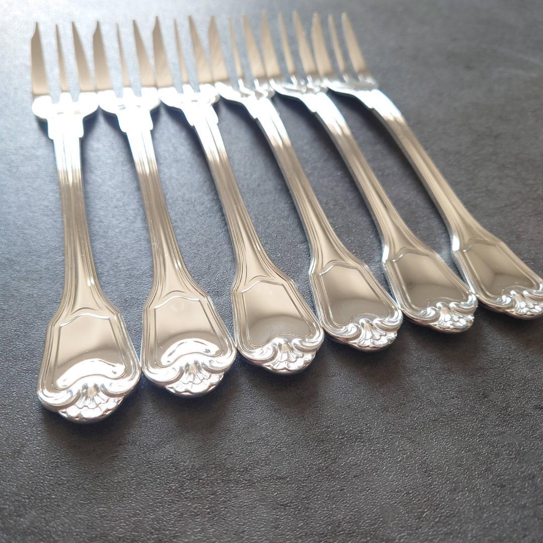 希少 極美品 クリストフル ポートロイヤル ケーキフォーク 6点