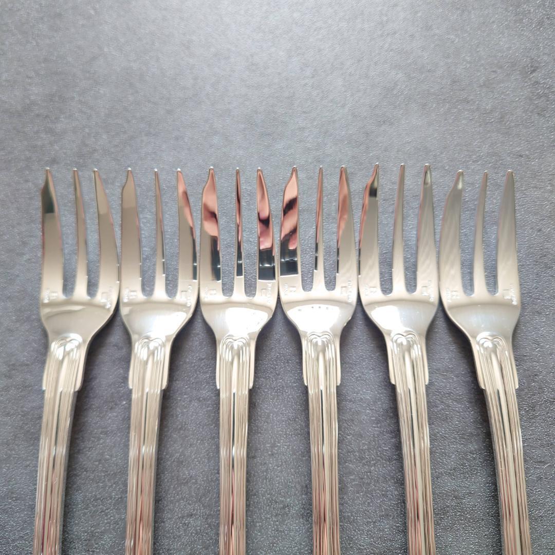 希少 極美品 クリストフル ポートロイヤル ケーキフォーク 6点
