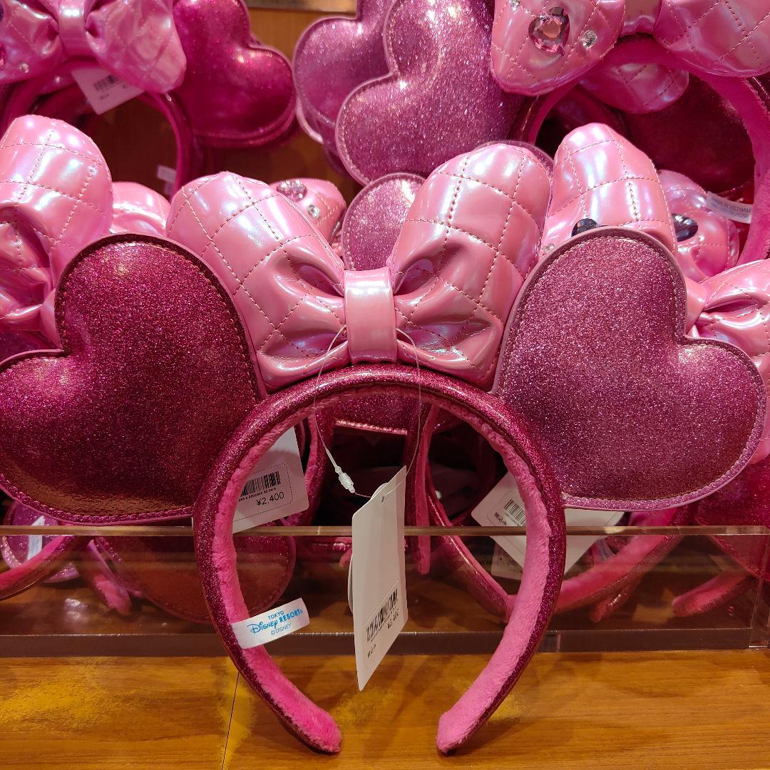 カチューシャ 新作 ハート型ピンク ディズニー パルパルーザ ミニー