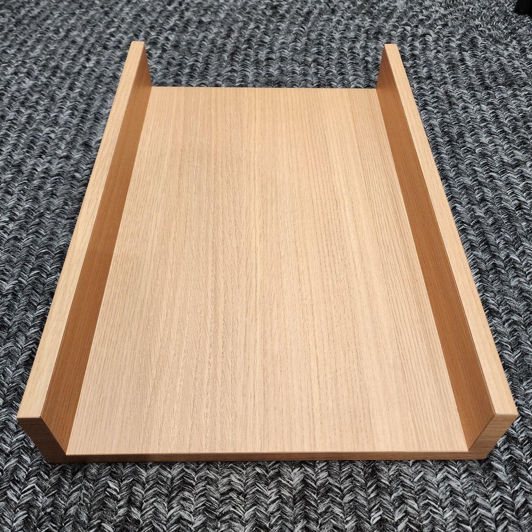 【美品】NOYES ソファ用 アームテーブル オーク