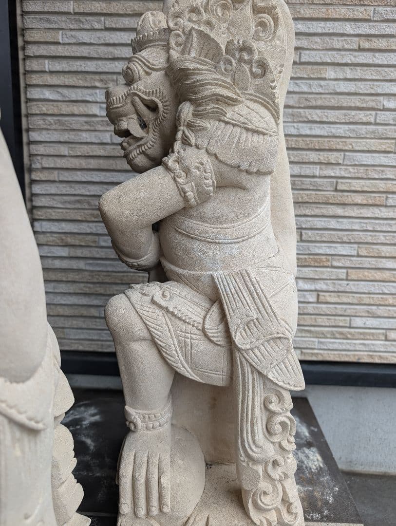 ラクササ☆バリ島 石像 石彫り ラクササ 神 最強守護神