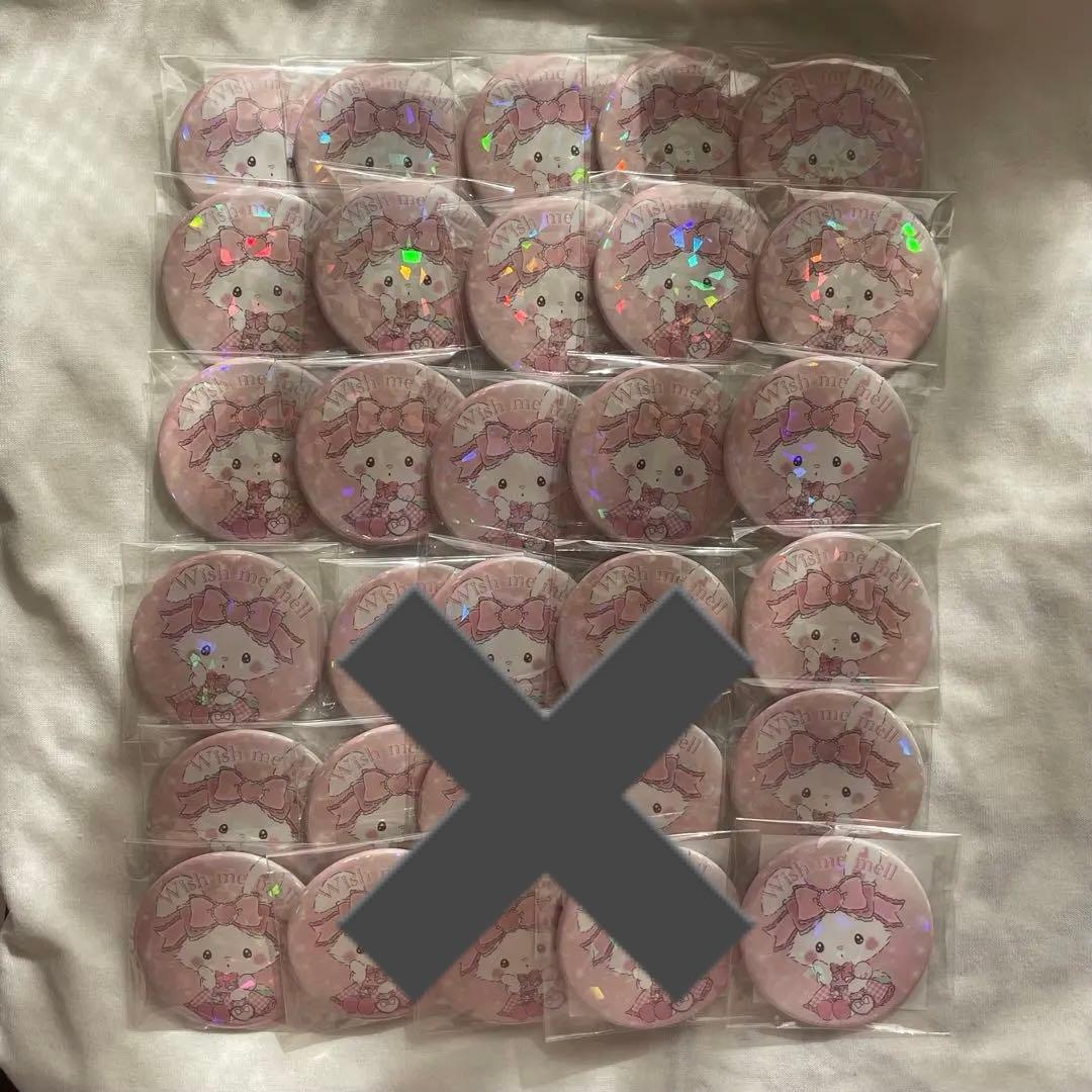 サンリオ ウィッシュミーメル むにゅぐるみパティオ 缶バッジ まとめ売り