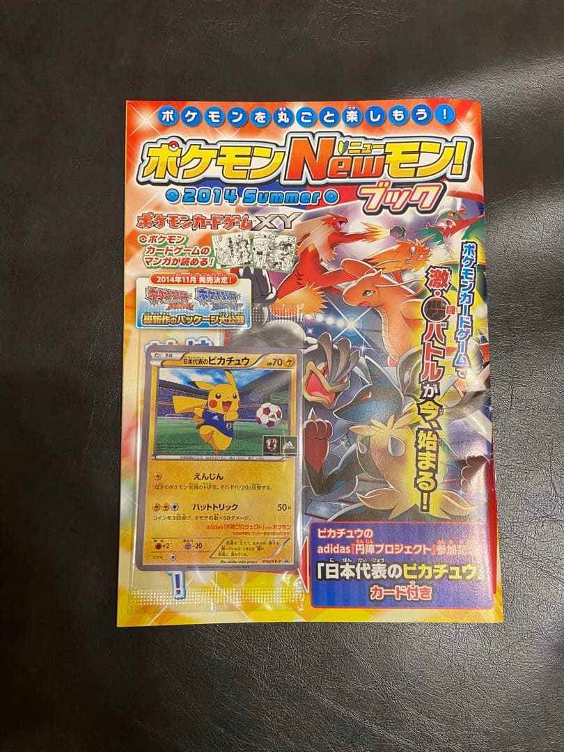 日本代表のピカチュウ カード 未開封 冊子付き 日本代表 ピカチュウ