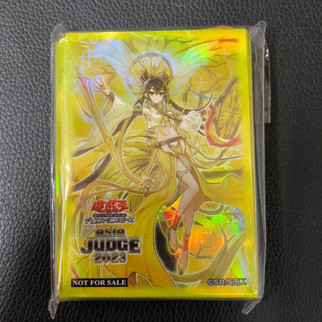 遊戯王 公式 御巫 スリーブ 70枚 未開封 2023 Asia Judge