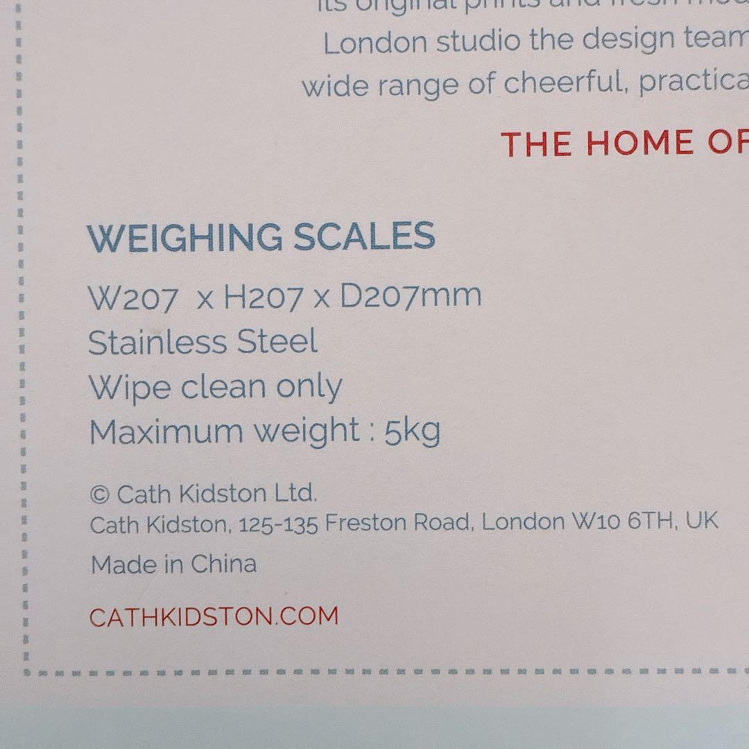 ◆新品未使用◆ Cath Kidston キャスキッドソン アナログスケール