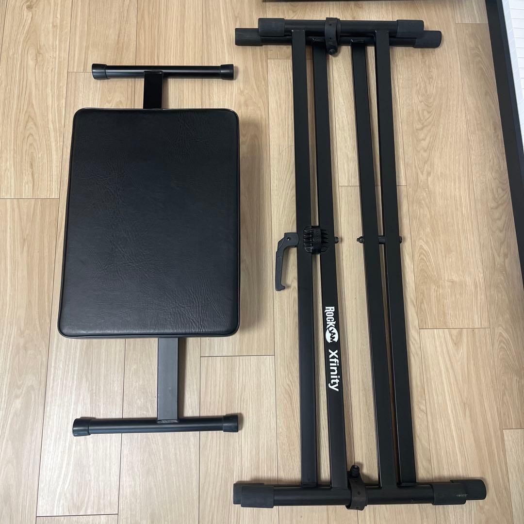 CASIO 88鍵キーボード CDP-240RBK スタンド・椅子付き