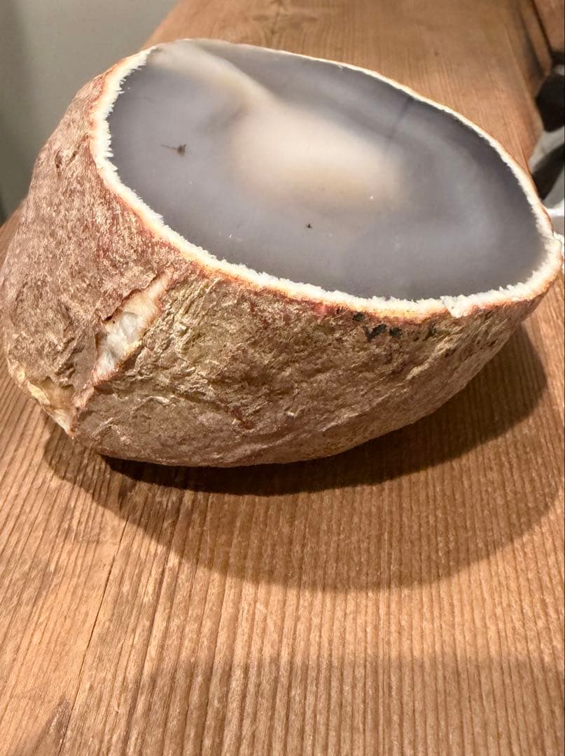 新品天然グレーアゲート瑪瑙　パワーストーン　ディスプレイ　ヒーリング　浄化　風水