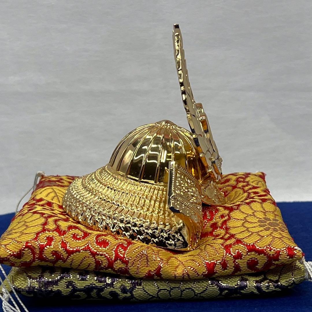 端午の節句　出世豆兜黄金兜　家康モデル
