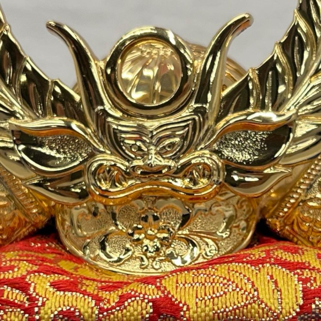 端午の節句　出世豆兜黄金兜　家康モデル