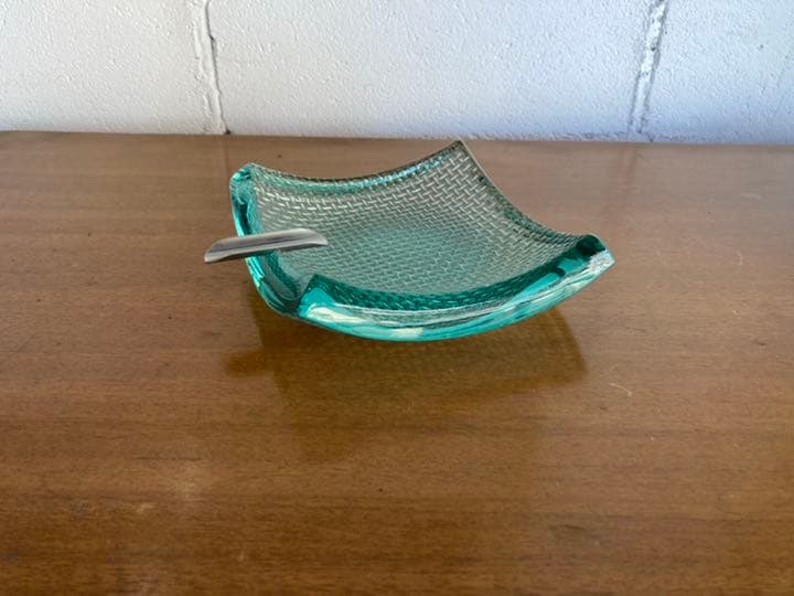 灰皿　小物入れ　アッシュトレイ　アメリカ　ビンテージ　ガラス