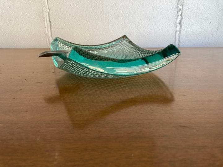 灰皿　小物入れ　アッシュトレイ　アメリカ　ビンテージ　ガラス