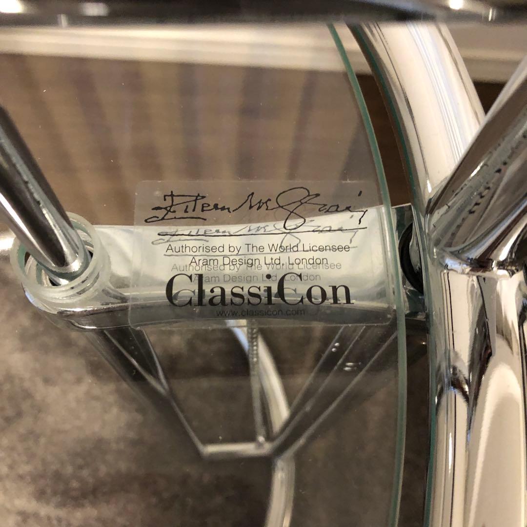 ClassiCon ガラステーブル Φ45 Eileen Gray 正規品　美品