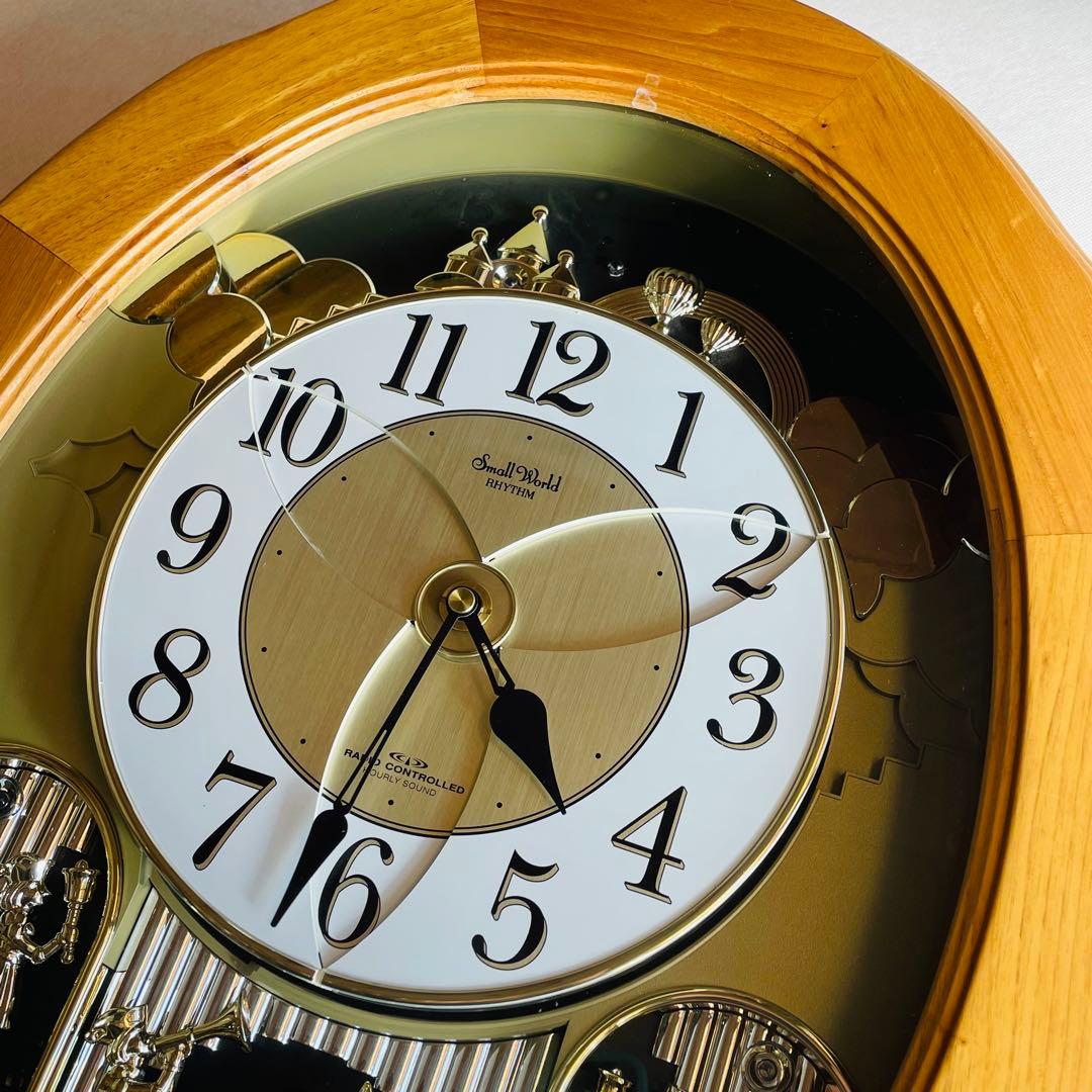 S*3様 完動品 からくり時計 スモールワールドソルシアN 電波掛け時計