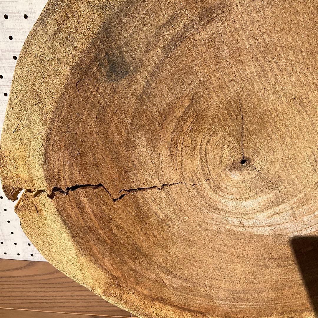 124.モンキーポッド　輪切り丸太　木材　素材　DIY ハンドメイド