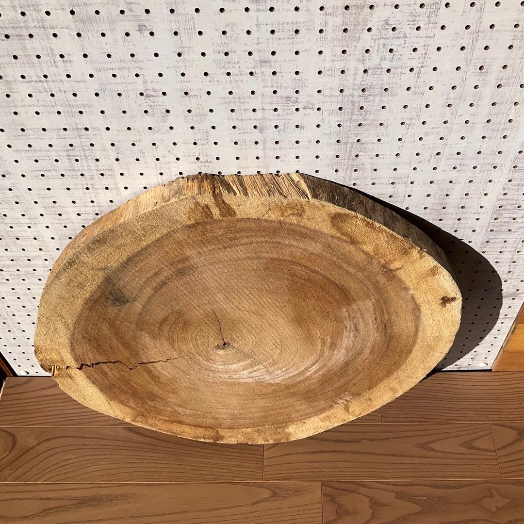 124.モンキーポッド　輪切り丸太　木材　素材　DIY ハンドメイド