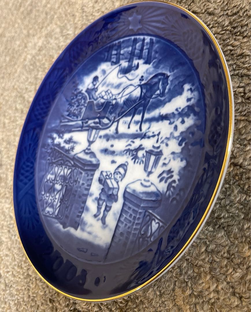 500枚限定ロイヤルコペンハーゲン クリスマスプレート2003