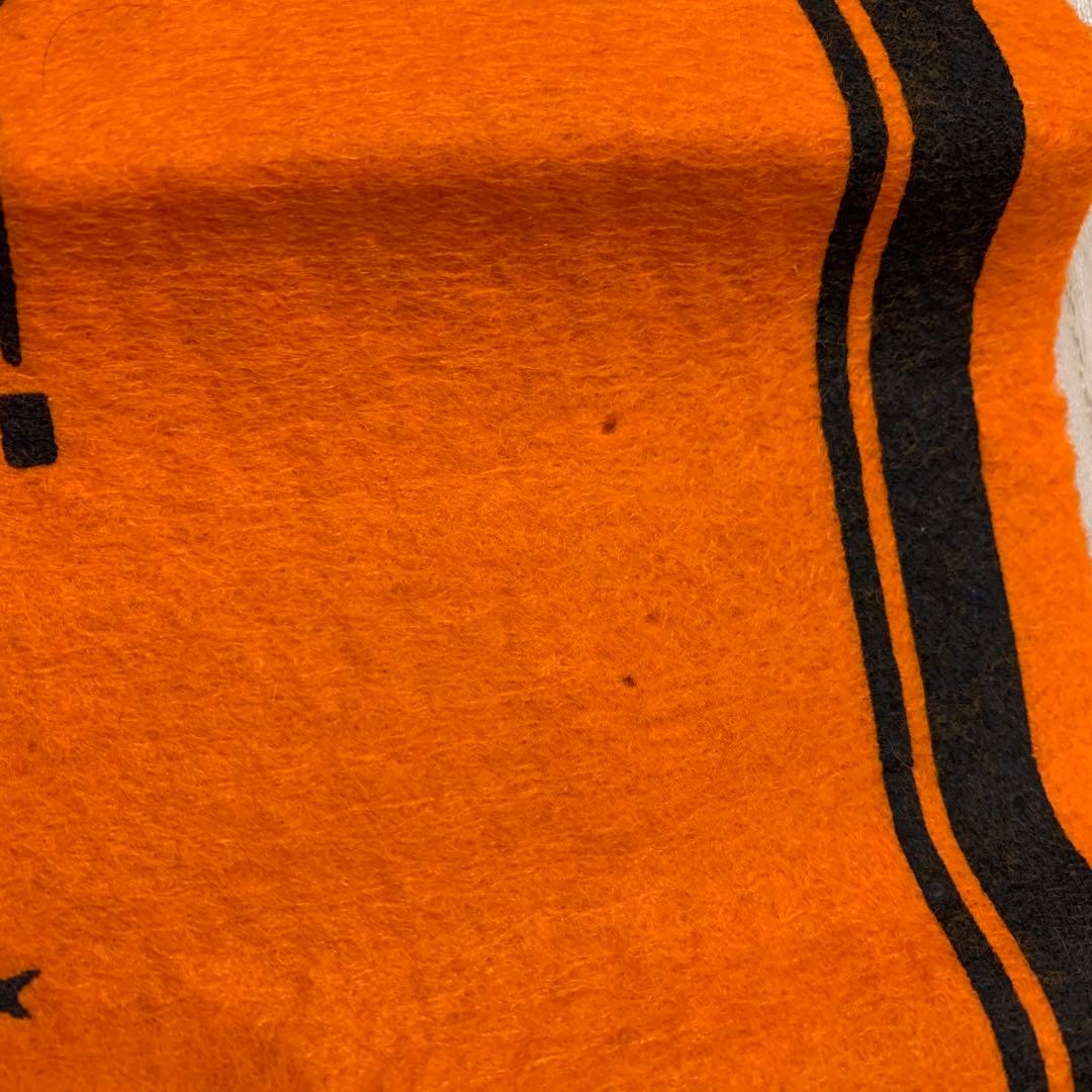 70's スヌーピー フェルトバナー ペナント オレンジ ピーナッツ