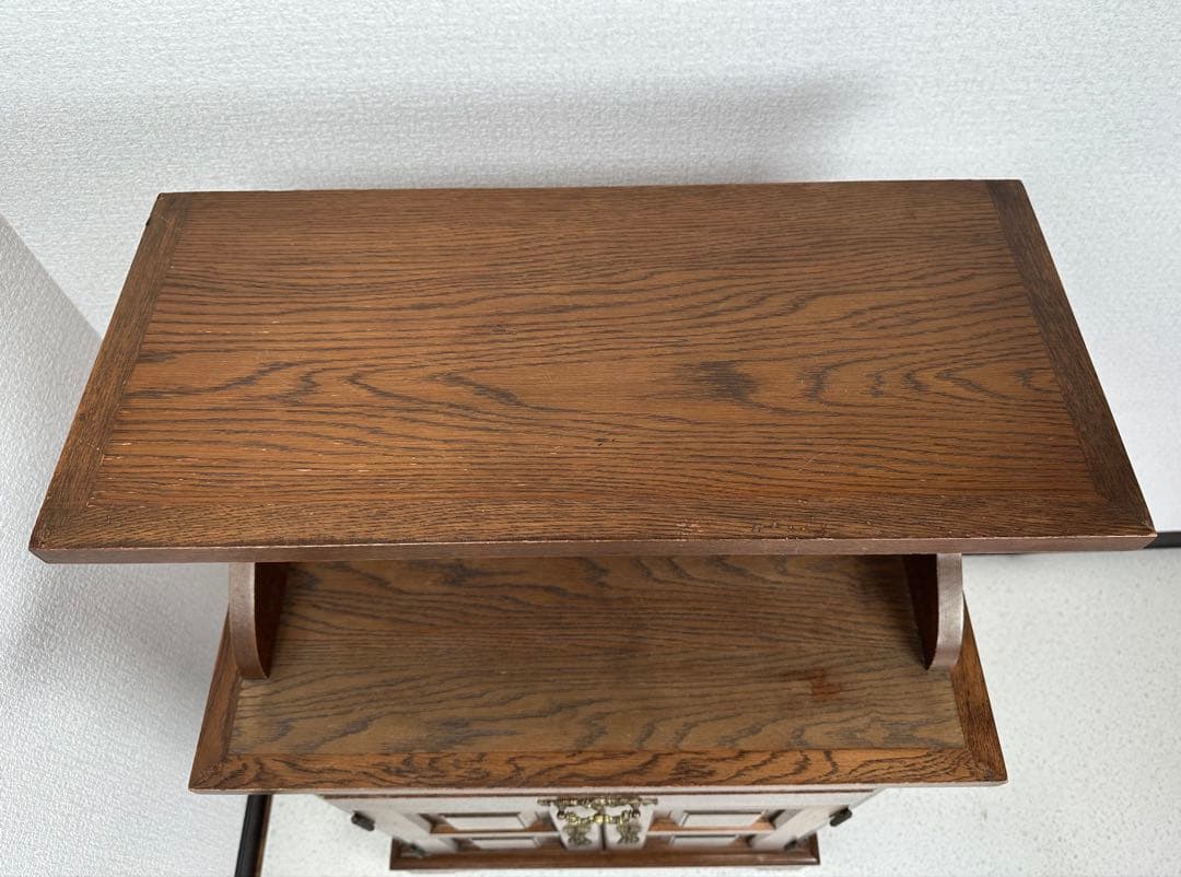 ヨーロッパ ヴィンテージ 家具 電話台 キャビネット チェスト 木製 ※i4※