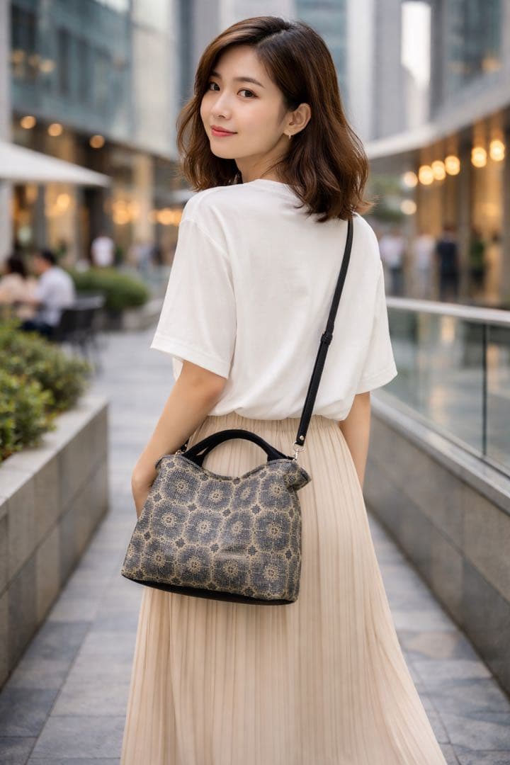 ⚮̈ミナペルホネン　anemone ヌッピバッグＳ