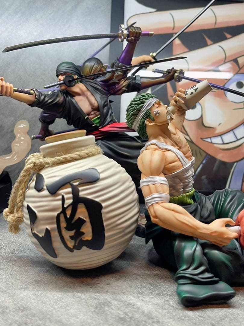 ONE PIECE ワンピース ゾロ【酒を飲む】 フィギュア ガレージキット
